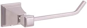 Design House 560490 Torino Euro Toilet Paper Holder Satin Nickel Modern Durable