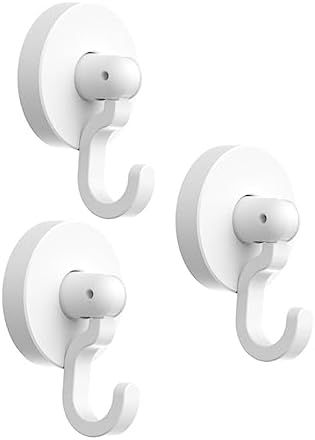 KITANDOVE 3pcs Self-Adhesive Hooks for Bathroom and Kitchen