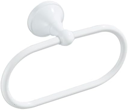 LIOOBO White Wall Mounted Towel Holder