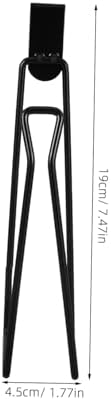 Sturdy Black Wall-Mounted Toiletpaper Holder For Modern Bathrooms