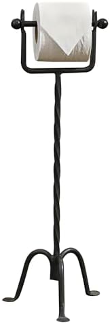 Park Designs Black Standing Toilet Paper Holder 23 H