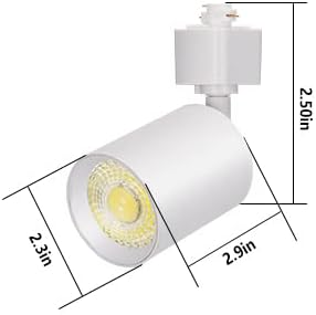 VANoopee 12-Pack 10W Dimmable LED Track Light Heads 1