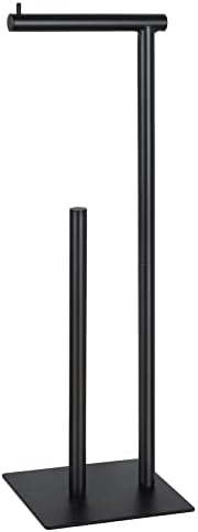 Sunexinlo Toilet Paper Holder Stand Set of 2 Black