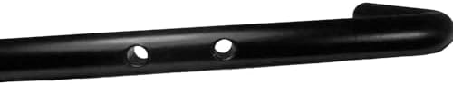 Reliable 24 Stainless Steel Vinyl Gate Drop Rod Black Powder Coated