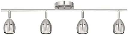 Westinghouse 6129500 Four Light LED Track Light Kit Brushed Nickel 1