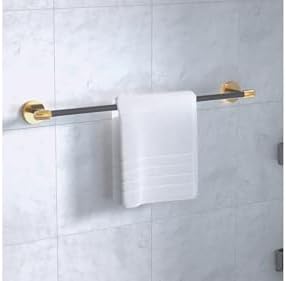 SENMY 24 Inch Luxury Shiny Gold Towel Bar