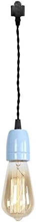 KAYYELAMP Blue Ceramic E26 Track Lighting Pendant