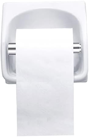 Mipcase 3Pcs Toilet Paper Holder for Bathroom Kitchen Silver