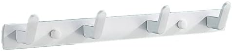 SUNESA 4-Hook Robe Hook Bathroom Coat Hook Wall Mount