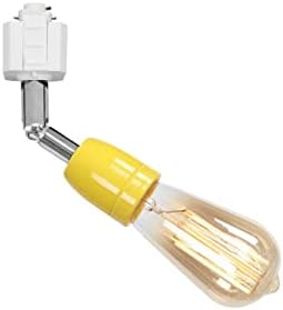 KAYYELAMP Single Circuit H Track Head Pendant Light E26 Base Yellow