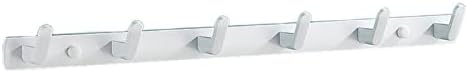 SUNESA 6 Hook Robe Hook Wall Mounted Coat Rack