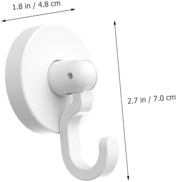 WHAMVOX Multipurpose Bathroom Hooks Black Self-Adhesive Heavy Duty