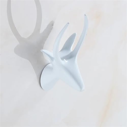 White Chrome Robe Hook Wall Mount 1Pcs