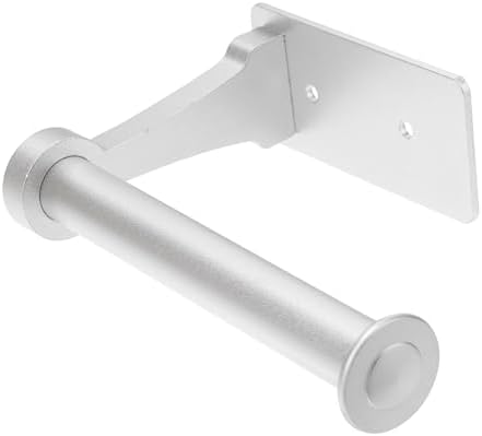 TEHAUX Aluminum Alloy Toilet Paper Holder Wall Mount 2-Pack Black