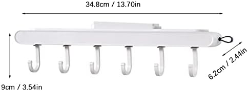 VESNIBA 6 Hook Wall Hanger with Suction