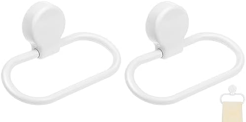 Cabilock Adhesive Towel Ring No Drilling Wall Mounted