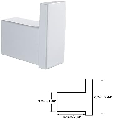 Sturdy Metal Bathroom Shelf Set White Bath Accessories Durable Design