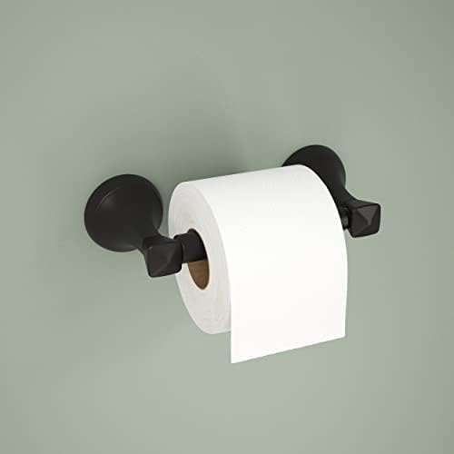 Delta Esato Wall Mount Towel Ring Toilet Paper Holder in Matte Black
