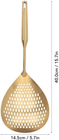Fdit 304 Stainless Steel Skimmer Ladle with Long Handle