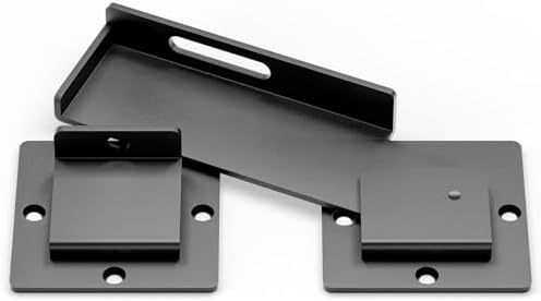 Sturdy 35mm Heavy Duty Gate Latch Lock Set with Matte Black Finish