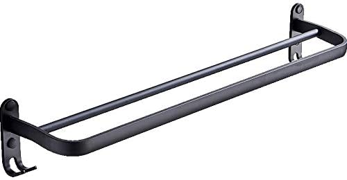 UOHUFIDABFD Towel Rack Wall Mounted Black