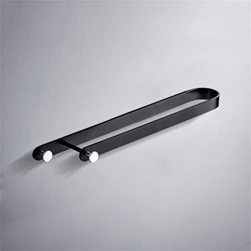 Black Towel Bar 35CM Wall-Mounted Towel Rack 1