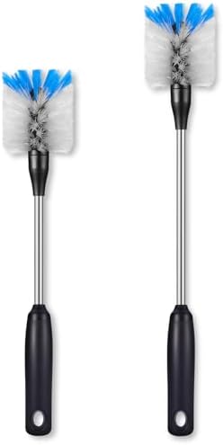 MOSOLAN 2 Pack Stainless Steel Bottle Brush