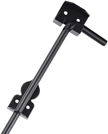 Heavy-Duty 18 Cane Bolt Gate Lock Holder for Wood Metal Gates