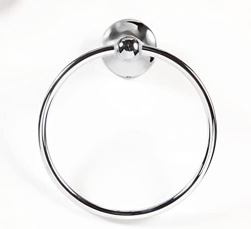 YENZEEN Brushed Nickel Towel Ring for Bathroom Wall Mount Stainless Steel