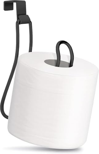 Chrome Toilet Paper Roll Holder - Space Saving Durable