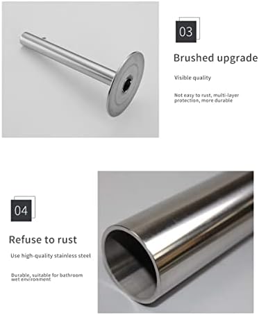 Chic Stainless Steel Wall-Mounted Toilet Paper Holder