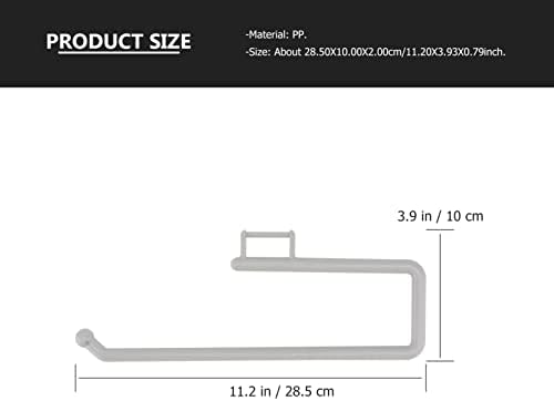 Wall-Mounted Toilet Paper Holder Durable Stylish Storage Organizer