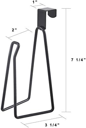 YININE Metal Toilet Paper Holder Stand Black