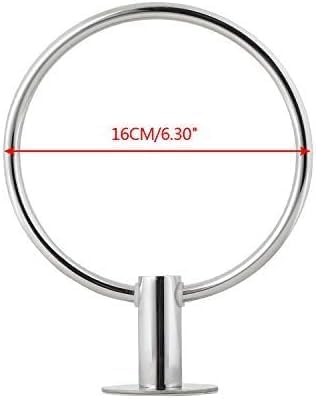 DERDOUT Stainless Steel Towel Holder Hotel Style Wall Mount Self Adhesive