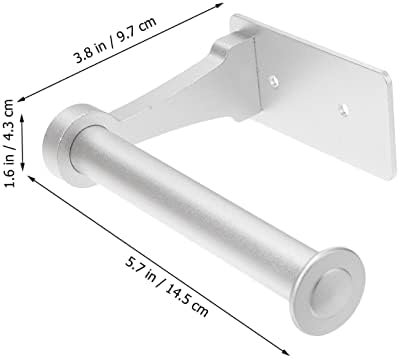 Veemoon Wall Toilet Paper Holder Space-Saving Aluminum Design