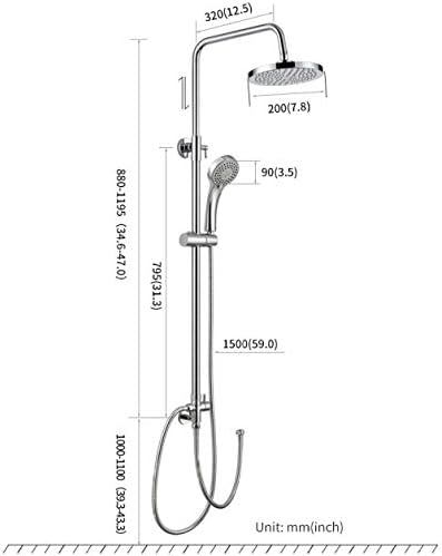 Swivel Shower Column for Modern Bathrooms