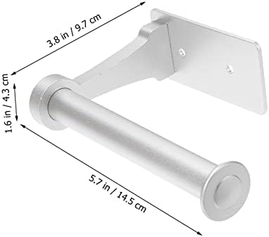 Lurrose Aluminum Alloy Tissue Rack Wall Mount