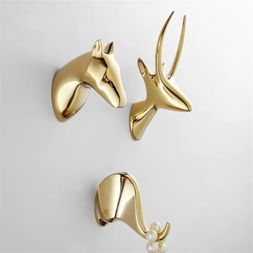 White Chrome Robe Hook Wall Mount 1Pcs