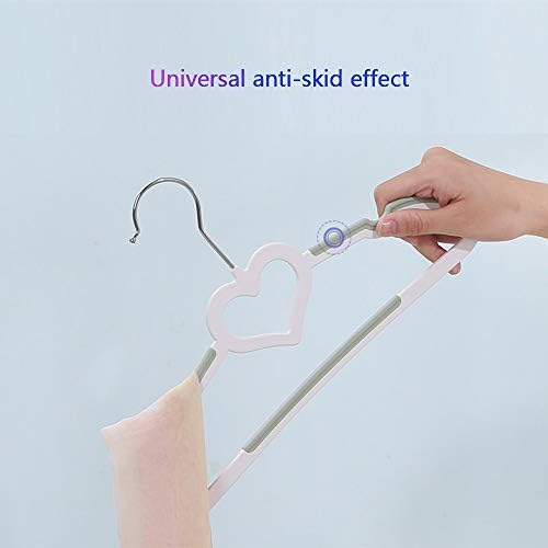 TBLOTYD Plastic Kids Hangers - 40 Pack Grey Non-Slip Space Saving