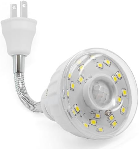 ShopN5 LED Motion Sensor Night Light with Flexible Neck