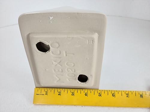 Beige Bone Almond Ceramic TP Holder Wall Mount