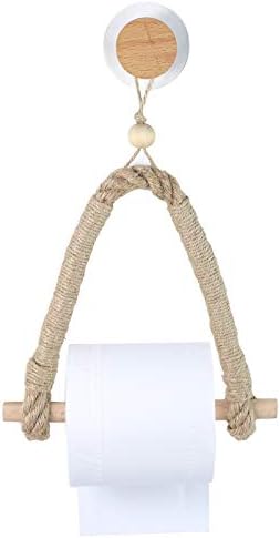 Poitemsic Jute Rope Toilet Paper Holder