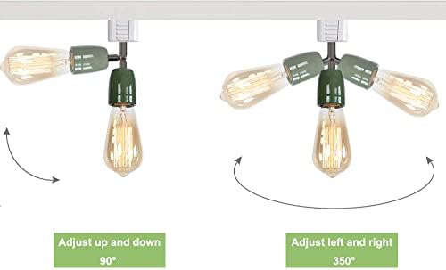 KAYYELAMP Adjustable Angle Track Head Pendant Light