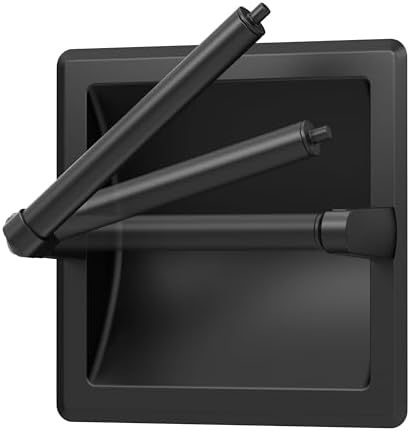 Gatco 752 Recessed Toilet Paper Holder Matte Black