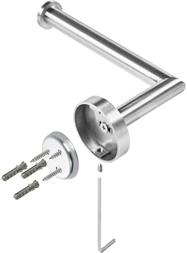 HITSLAMWall-Mount Stainless Steel Toilet Paper Holder