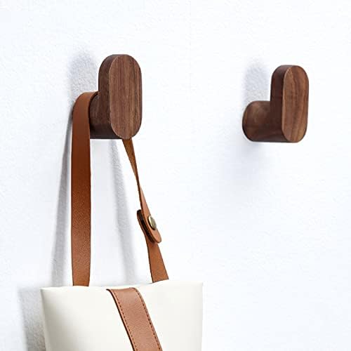 Lily Brown Heavy Duty Wood Hooks for Home Decor
