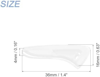 uxcell 50Pcs Transparent Knife Tip Protectors for Kitchen
