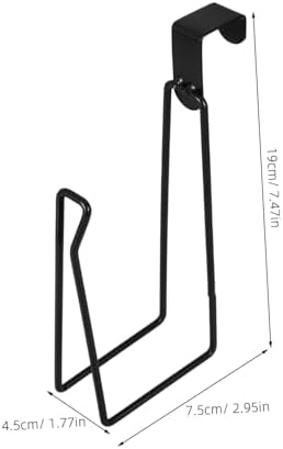 Stylish Wall-Mounted Toilet Paper Holder Black