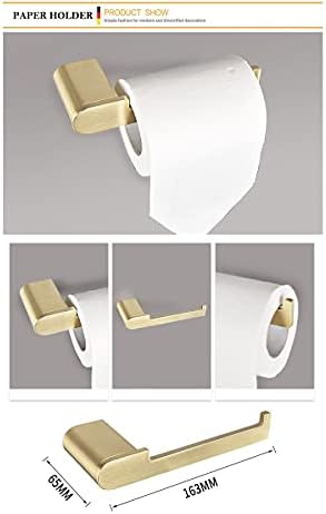 Sturdy Stainless Steel Bathroom Towel Ring Bathroom Organizer Paper Holder