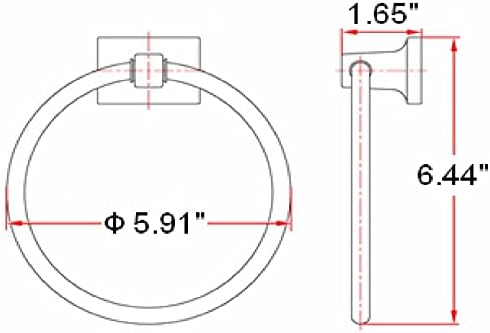 Design House 539239 539247 Oil Rubbed Bronze Towel Ring Toilet Paper Holder Set